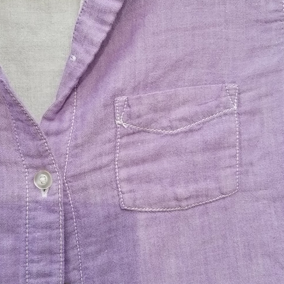 Lavender Button up Shirt - Picture 3 of 6